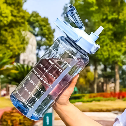 2L Large Capacity Water Bottle with Sipper | 2000ml Water Bottle with Sipper | Large Transparent Water Bottle Price in Pakistan